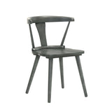 Rustic Farmhouse Dining Chairs, Solid Wood Side Chairs for Kitchen & Dining Room, Easy W2537P211109