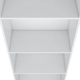 ZNTS White Tier Storage Shelves Bookcase B062P175156