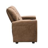 Kids Chair, Kids Upholstered Couch with One Cup Holder, Footrest, Backrest, Toddlers Velvet W2297P164709