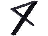 X Table Legs 28X 24" ,Wide Metal Table Legs , Heavy Duty Steel Desk Legs Table Leg Dining Table Legs W46541483
