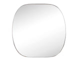 30x40 in Silver Metal Framed Oval Vanity Bathrrom Mirror for Wall W2203P476483