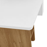 U-Can Set of 2 Nesting Coffees Farmhouse,Rectangle Coffee Living Room,Wood Finish Coffee N724P294661K