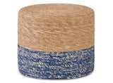 (SKU06286439Ottoman Poof, Natural Seagrass Poufs, Hand Weave Round Footstool, Pouffe Accent 05943599