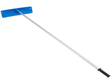 5.6 m 5-Section Extendable Roof Snow Rake Aluminum Pole, PP Blue Wheeled Shovel Head 57153459