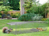 2PCS 24 Inch Humane Live Animal Trap Cage, Galvanized Steel Catch and Release Trap for Squirrel, 49318074