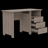 Bianco Writing Computer Desk, Three Drawers, One Shelf B070P188822