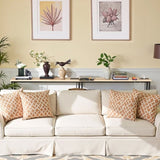 2 Pack 39.4" Narrow Console Sofa Table with Power Outlets and USB Ports, Long 75432596