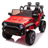 24V Two-Seater Kids Ride On Truck Car W/Parents Control,200w*2,Seat width 20.28in,Four-wheel W1578P188705