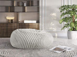 40 inch Minky Dove Grey Memory Foam Lounger B108P193087