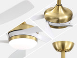 (Same as W934P444016) 52" Ceiling Fan with Light ,Remote Control, Adjustable Dimmable Lighting & W934P501772