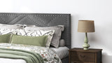 Queen Size Bed Frame with Storage Headboard, Platform Bed No Noise, Mattress Foundation Strong W2896P208861