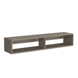 Warrior 59" Floating Tv Stand with Two open shelves, media compartments and cable management B070P224230