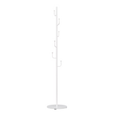 Coat Rack 6 Hooks 64.5 in Freestanding Metal Coat Rack Coat and Hat Hanger Organizer Rack Garment 90526308