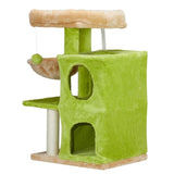 ZNTS 33 inch Cat Tree Cat Tower for Indoor Cats, Cat Activity Center Play House with Large Padded Perch, 75858687