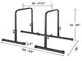Power Tower Dip Station Pull Up Bar Stand Adjustable Height Heavy Duty Multi-Function Fitness 27811779