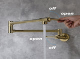 Pot Filler Faucet Wall Mount 57602271