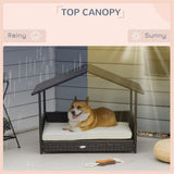 ZNTS Dog Bed/ Dog House / Rattan Pet Sofa （Prohibited by WalMart） 93445240