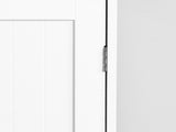 White Bathroom Storage Cabinet, Floor Cabinet with Adjustable Shelf and Drawers 31906358