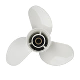 Aluminum Alloy Boat Propeller 19" x 13" White Fit for Yamaha Outboard Engines 85HP 90HP 15 Spline 66784736