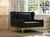 Modern Armchair Velvet Accent Chair Chair Single Sofa Chair for Living Room, Bedroom, or N763P360686B