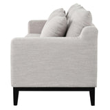 Mirod Comfy 3-seat Sofa with Wooden Legs, Modern for Living Room and Study N760P243326E
