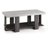 Gray 3-Piece Cocktail Set Table Top Coffee Table and Two Matching End Tables Living Room B011P244318