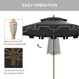 ZNTS Outdoor beach umbrella/Sun Umbrella （Prohibited by WalMart） 07598595