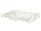 Bamboo Memory Foam Sleep Pillow Contoured Cervical Orthopedic Pillow Neck Support Breath Pillow 22479701