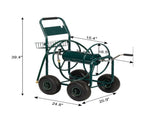 Iron Four-Wheel Pipe Truck Dark Green Not an inflatable tire 41801175