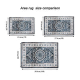 Area Rug 8x10 Vintage Bohemia Large Persian Non-slip Washable Rug For Room Kitchen Bedroom W2907P265137