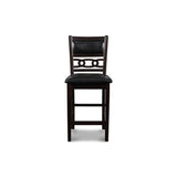 ZNTS 5-Piece Counter Height Dining Set, Ebony B046P147189