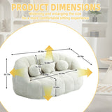 COOLMORE Bean Bag sofa Lazy Sofa Durable Comfort Lounger High Back Bean Bag Chair Couch for Adults W395P199616