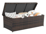 Simple And Practical Outdoor Deck Box Storage Box Brown Gradient 16929043