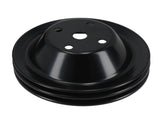 2Pcs Long Water Pump Crankshaft Pulley Kit fit for Chevy 262-400 SBC V8 283-350 79715706