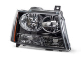 Fit For 2007-2014 Chevy Avalanche Tahoe Suburban Amber Corner Black Headlights 63526554