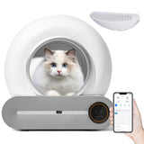 ZNTS Self-Cleaning Cat Litter Box, Automatic Scooping and Odor Removal, App Control Support 2.4G WiFi, W1655122596