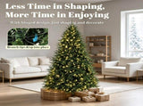 7.5ft Pre-lit Classic Artificial Christmas Tree 3719 Branch Tips 1000 Warm White LEDs 15527210