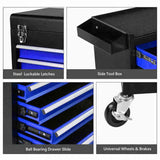 5-Drawer Rolling Tool Chest, High Capacity Tool Storage Cabinet W/Lockable Wheels, Anti-Slip Liner, W1239P176623