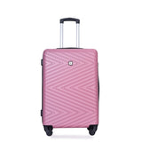 luggage 4-piece ABS lightweight suitcase with rotating wheels, 24 inch and 28 inch with TSA lock, W284P149251
