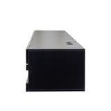180 Wall Mounted Floating 80" TV Stand with 20 Color LEDs and Charging Station W331P225208
