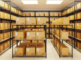 2 Pack 3 Tier Shelf Wire Shelving Unit, 2P-3TWL1848-B-LKJ W1550127378