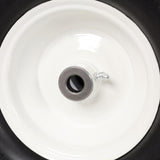 2pcs 13x5.00-6" Flat Free Lawn Mower tires,Zero Turn Mower replacement Solid Tire, Smooth tread, W465P266297