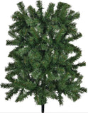 ZNTS 6 FT Pre-lit Artificial Pencil Christmas Tree, Hinged Xmas Pine Tree with 400 Branch Tips, 210 20022632