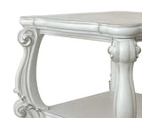 Bone White End Table with Bottom Shelf B062P189090