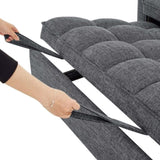 Sienna Tufted Convertible Sleeper Sofa with Chaise B343P356872