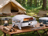 Outdoor Pizza Oven 13 Inch, Gas Fired Portable Pizza Maker with Thickened Cordierite Pizza Stone, 05558539