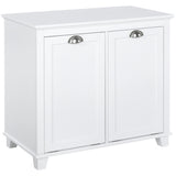 Tilt-Out Laundry Sorter Cabinet, Bathroom Storage Organizer white-AS Prohibited 20011717