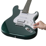 KST Stylish H-S-S Pickup Electric Guitar Kit with 5W AMP Bag Guitar Strap Strings Green 85732124