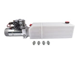 Hydraulic Power Unit 8 Quart Double-Acting Hydraulic Pump 12V DC 1.6KW 3200 PSI for Dump Trailer, 02328386