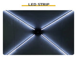 10x10 FT Slant Leg Foldable Canopy Tent with 4 Removable Sidewalls , 4 Solar 37774798